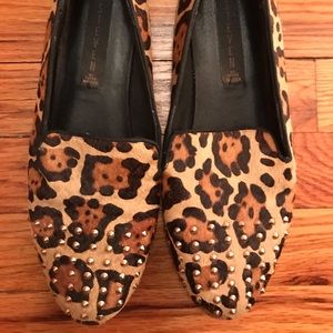 Steve Madden Cheetah print oxford flats